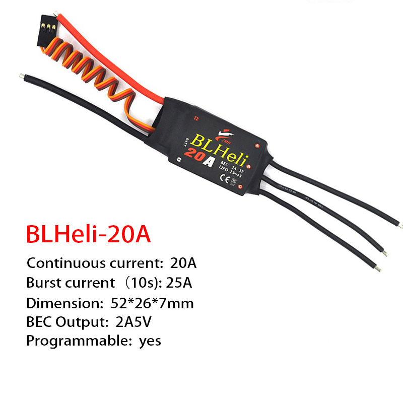 1-3 uds sin escobillas ESC BLH - Fpv Drone Esc reseña y precio