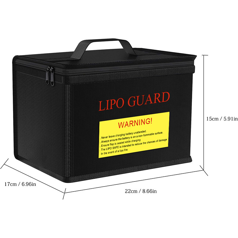 Bolsa de seguridad Lipo Guard, - Fpv Drone Bag reseña y precio