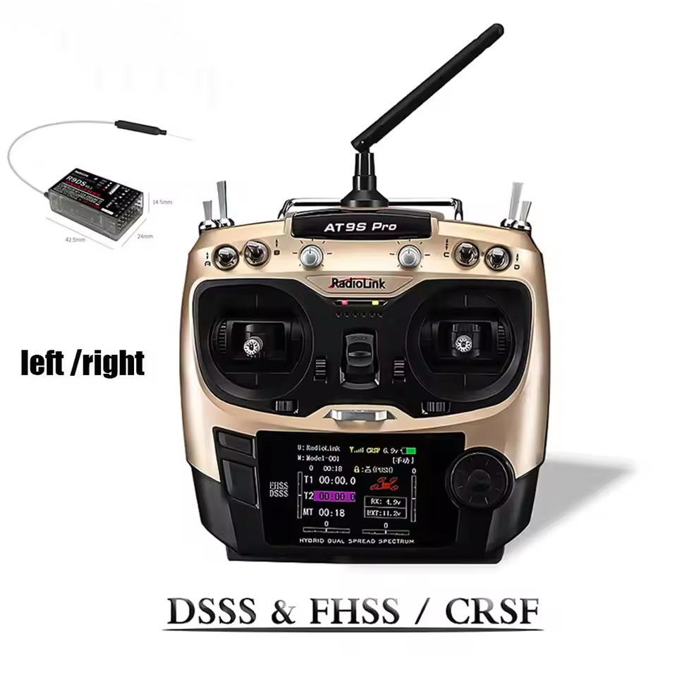 Radiolink AT9SPro 12CH 2.4G DS - Fpv Drone Battery reseña y precio