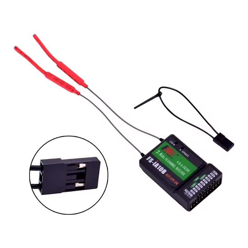 Receptor Flysky FS-iA10B 2.4G  - Fpv Drone Battery reseña y precio